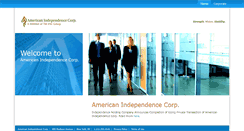Desktop Screenshot of americanindependencecorp.com